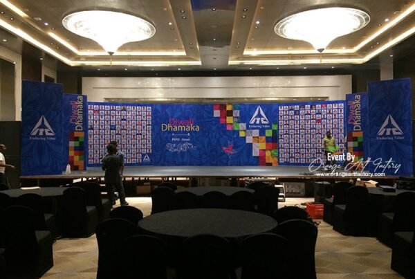 ITC Diwali Family Get Together Event | What is Stage Backdrop |